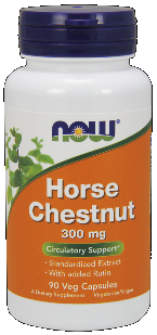 Horse Chestnut 300 mg Extract (90 Caps) NOW Foods